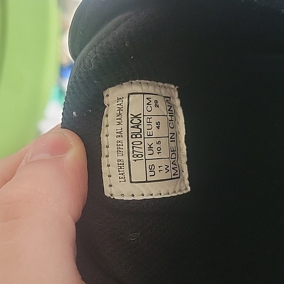 Mens Hush Puppies Size 11 Black - Picture 5 of 7